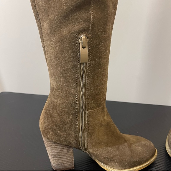 Sbicca Gusto Tan Suede Tall Boots Size 6 - Picture 12 of 16